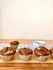 chocolate muffins