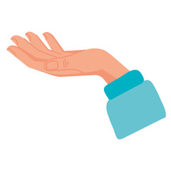 hand human receiving