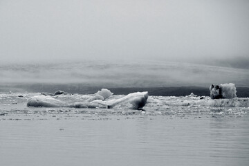 Der Gletschersee Jökulsarlon im Süden Islands