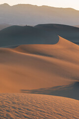 Fototapeta na wymiar Mesquite Sand Dunes in Death Valley National Park