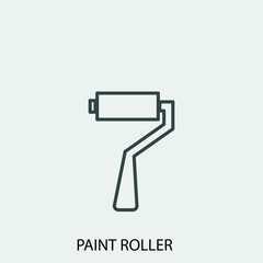 Painting_roller vector icon illustration sign