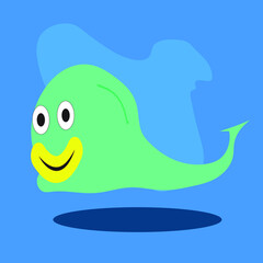 cute sea animal characters