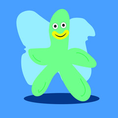 cute sea animal characters