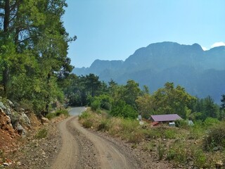 road in the mountains