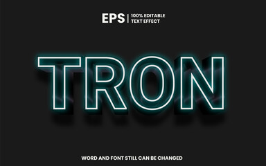 Text Effect Tron