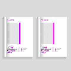 Creative corporate book cover design template