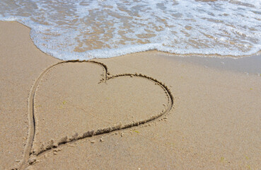 Heart of sand Love you as the grain of sand