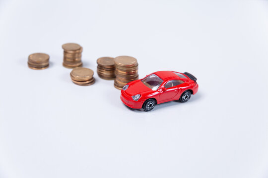toy car and money