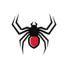 Spider Logo design vector template