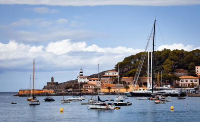 Fototapeta na wymiar Port de Soller Majorka - Hiszpania 