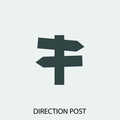 Direction vector icon illustration sign
