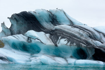 Der Gletschersee Jökulsarlon im Süden Islands