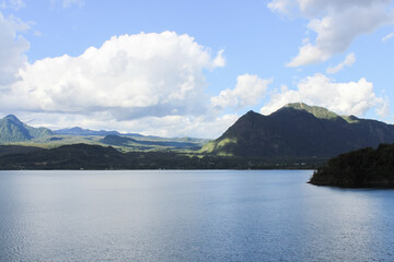 Fototapeta na wymiar Lago Calafquen, Coñaripe, Chile.