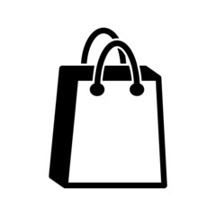 Shopping bag logo vector design template.