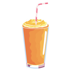 fresh orange smoothie