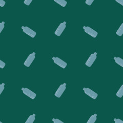 Cosmetic bottle seamless pattern. Background for spa.