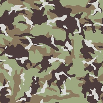 Urban vector camouflage pattern, modern trendy street background. Army print.