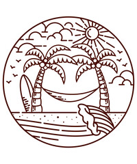 illustration of a silhouette of a head of a fish