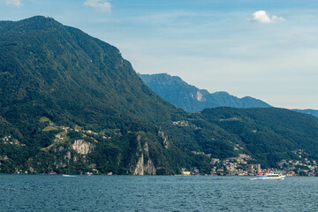 Fototapeta na wymiar Mountain view of Lugano, Switzerland
