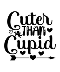 Happy Valentine's Day T-Shirt, Valentines Day SVG Bundle, Valentine's Day Shirt, Love Shirt, Happy Valentine Shirt Print Template, Heart Sign Vector, Cute Heart Vector, Typography Shirt Design