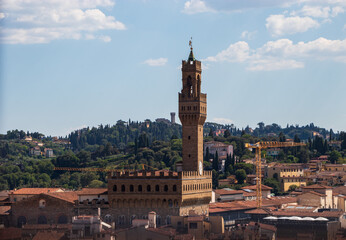 Fototapeta na wymiar Tower over Florence