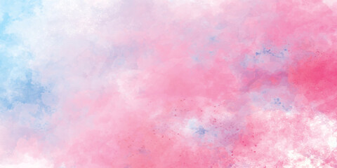 light pink, lilac and blue watercolor background diagonal gradient background. Blurry abstract gradient backgrounds. Smooth Pastel Abstract Gradient Background with pink and blue colors.
