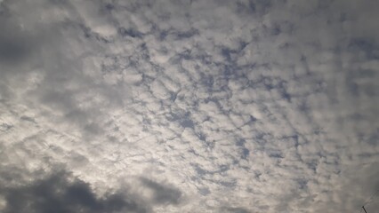 White clouds in the sky