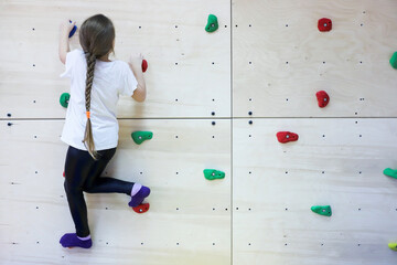 rock climbing training takes place regularly in the children's rehabilitation center for children...