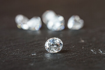 Natural Sapphire gemstone, Collection of many different natural gemstones amethyst,