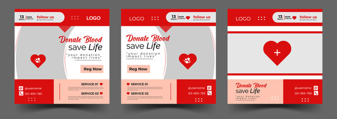 Social Media Post for Blood Donation Campaign