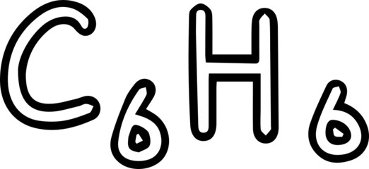 chemical formula handwriting