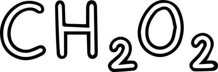 chemical formula handwriting
