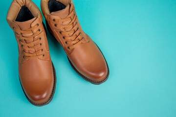 Beautiful men's winter shoes