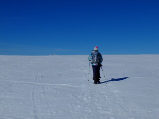 Snowkite et rando au col des Supeyres
