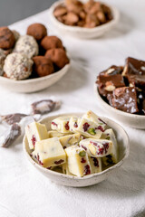 Homemade sweet gifts toffee chocolate truffle candy collection