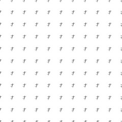 Square seamless background pattern from black figure skating symbols. The pattern is evenly filled. Vector illustration on white background
