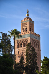 Fototapeta na wymiar Minaret of the Kutubiyya Mosque | Marrakech, Morocco