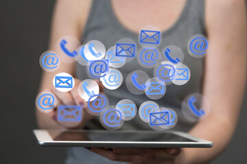 Email Inbox Electronic Communication Graphics Concept