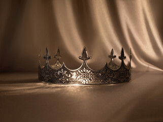 Luxury vintage king crown for man. Business success. Premium quality