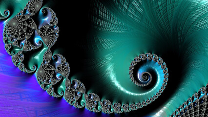 Fractal never-ending pattern. Fractals are infinitely complex patterns that are self-similar across different scales. For cell phone wallpaper. Images of Mandelbrot set elaborate and infinitely 