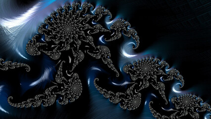 Fractal never-ending pattern. Fractals are infinitely complex patterns that are self-similar across different scales. For cell phone wallpaper. Images of Mandelbrot set elaborate and infinitely 