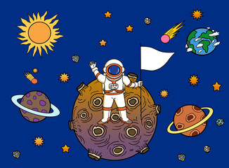 Astronaut Planet Space