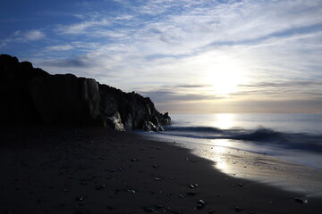 Obraz premium sunset on the beach