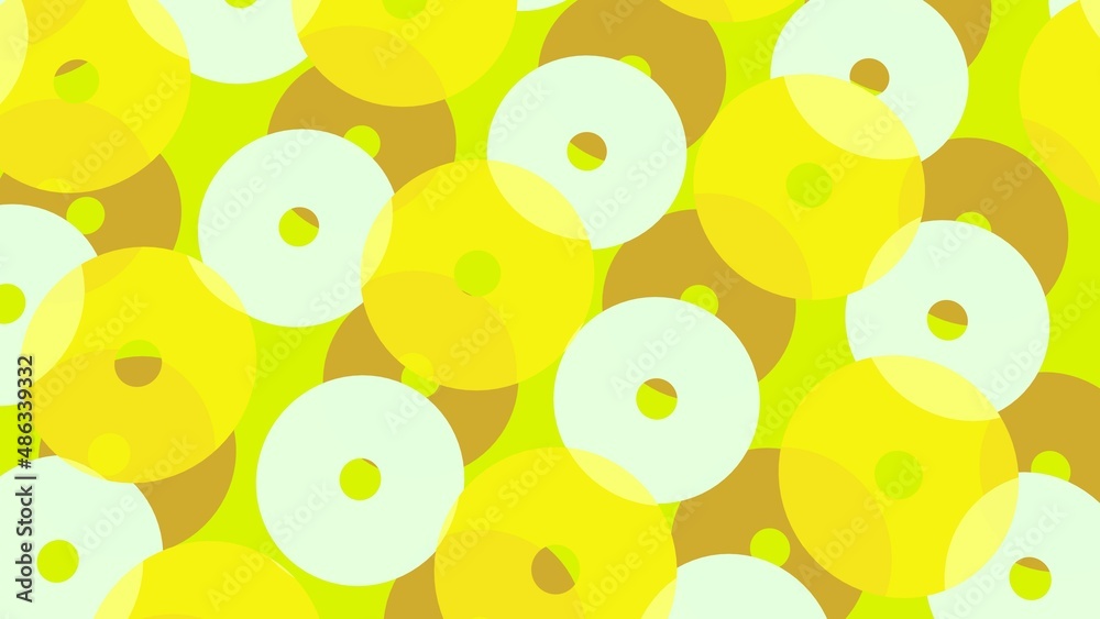 Poster abstract background from colored circles. pattern.