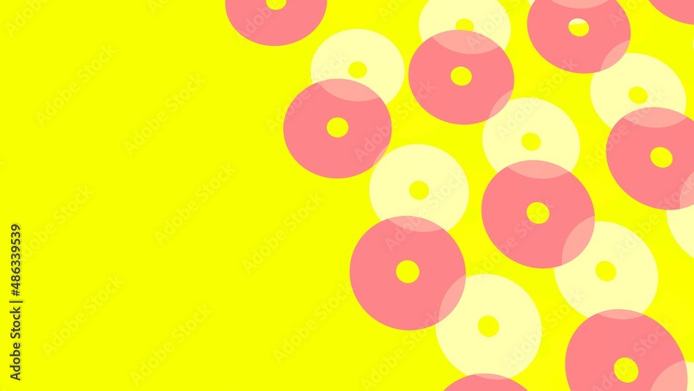 Poster abstract pattern of circular patterns.
