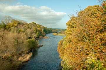 River Wye in the autumn.