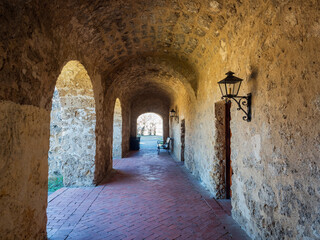 Fototapeta premium Sunny view of the Mission Concepcion