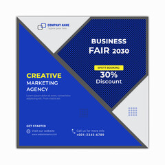 Social media post design template