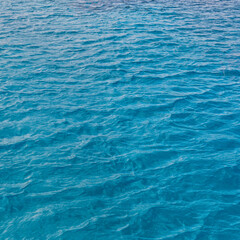 blue sea surface as a natural background