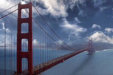 Golden Gate, San Francisco im Nebel